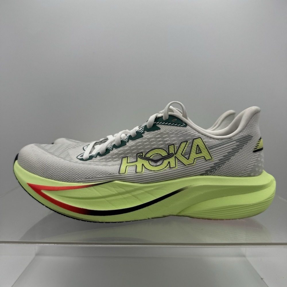 Hoka One One Mach 7 Grey Neon Running Shoes hoka 1171938 FYZ Women's Size 7.5